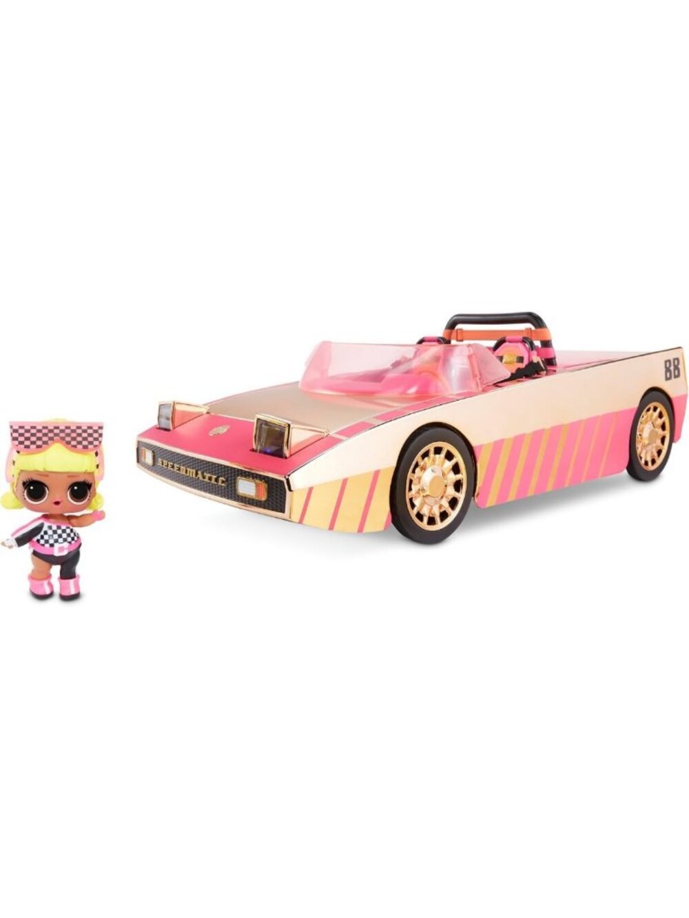 Exclusive Car-Pool Coupe with Doll, Surprise Pool & Dance Floor - Fun Gift for